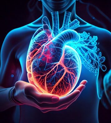 Firefly Give AI in Medicine close up of images which are neon and surreal 53199